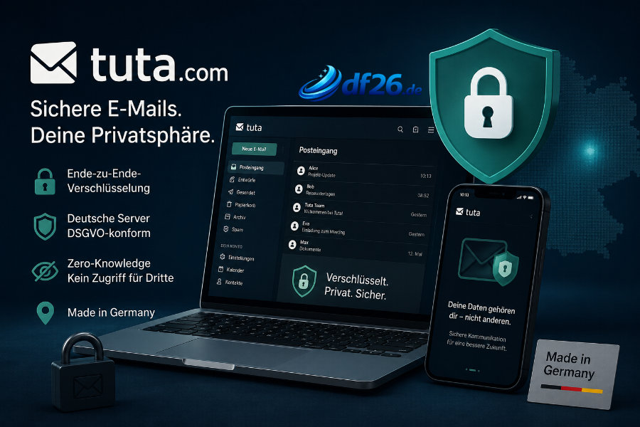 Tuta.com im Test: Sicherheit, Funktionen und Kosten im Überblick