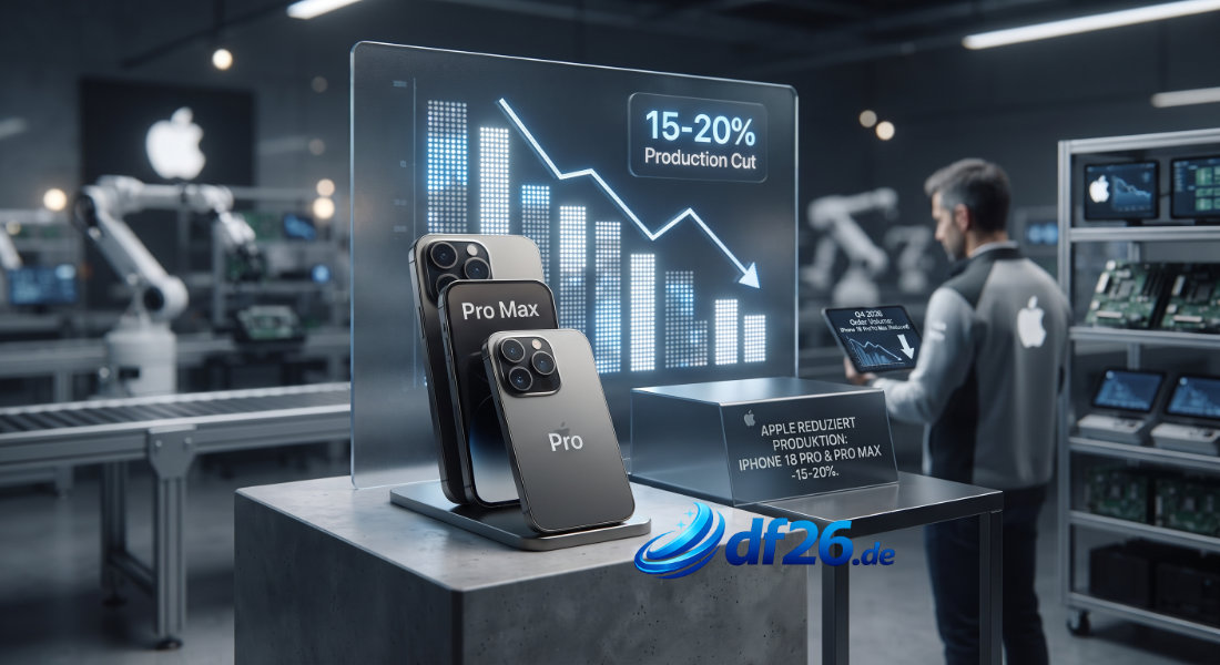 Dämpfer für den Premium-Gipfel: Apple reduziert Bestellungen für iPhone 18 Pro und Pro Max
